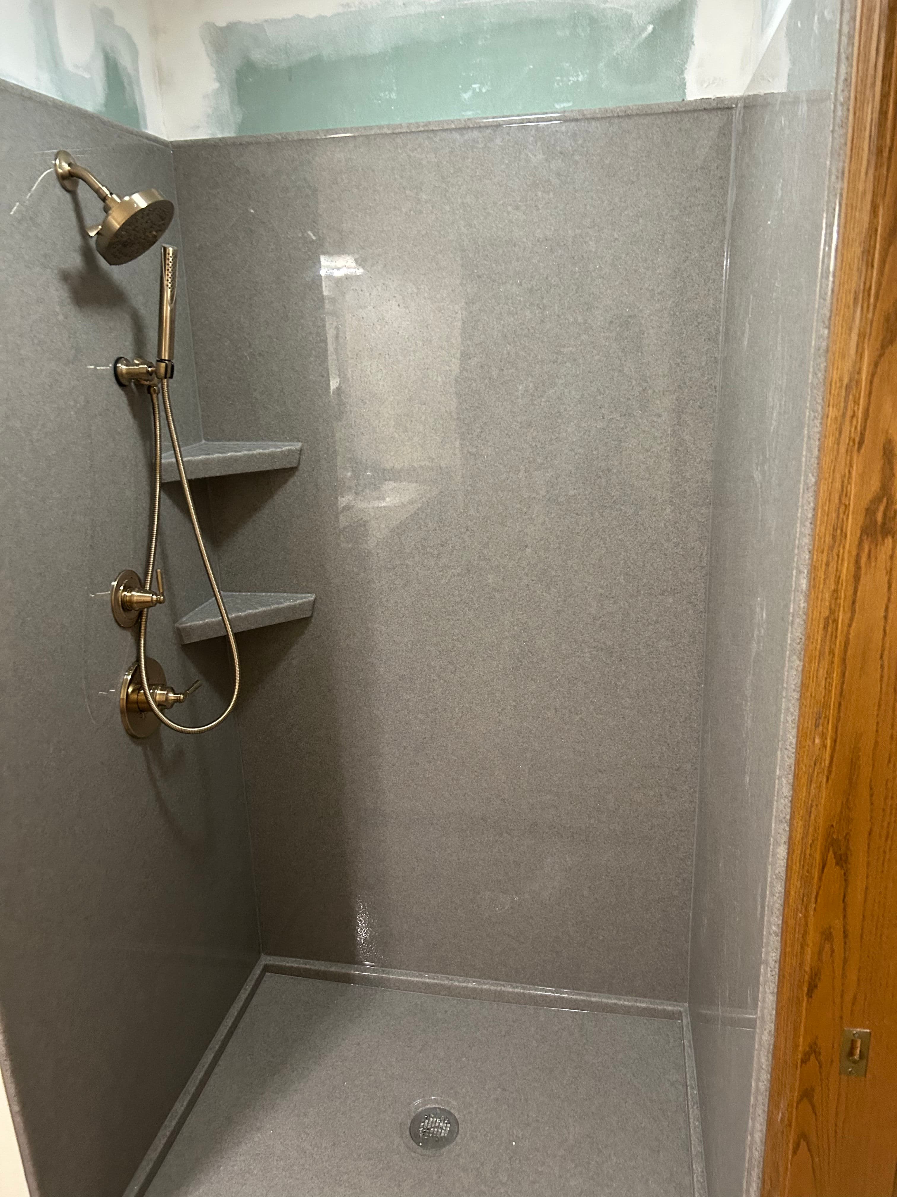 Project Fresh Onyx Shower Installs in Columbia City and Leo image