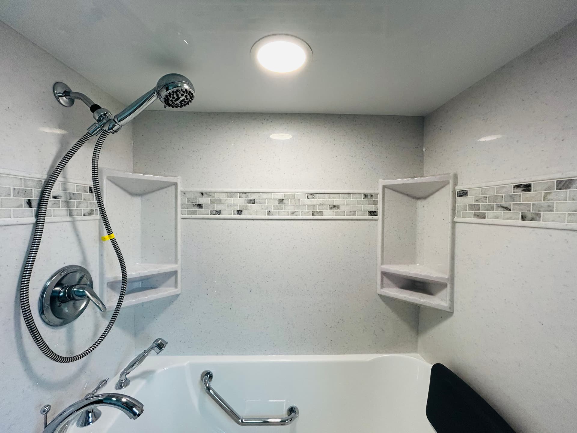 Gallery photos for Comfort and Style in Bathroom Transformation: Image #1